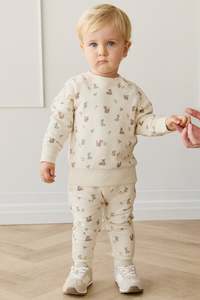 Baby Sweatshirting: Organic Cotton Flynn Sweatshirt - Forest Friends
