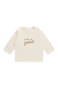 Organic Cotton Marshall Long Sleeve Top - Cloud Life is Good
