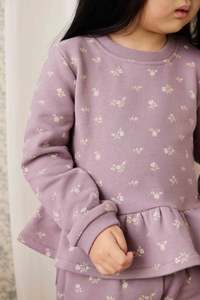 New: Organic Cotton Emiko Sweatshirt - Isla Plum