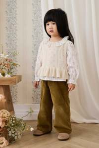 Tops: Organic Cotton Brynlee Top - Josepha Egret