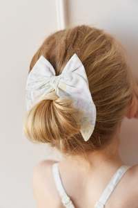 Organic Cotton Bow - Daphne Egret
