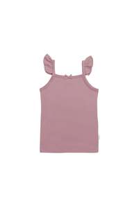 Organic Cotton Bettina Singlet - Lillium