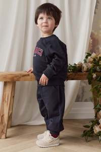 Organic Cotton Nash Track Pant - Maritime