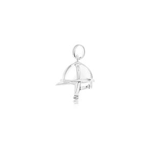 Fabuleux Vous: Sterling Silver Riding Hat Pendant