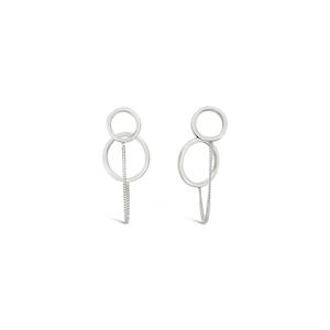 Fabuleux Vous: Liberte Circle Double Chain Earrings