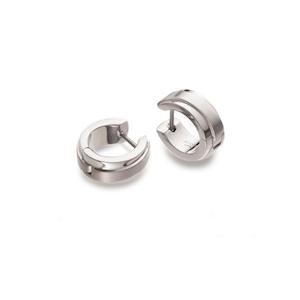 Titanium 14mm Large Folding Hoop Earrings