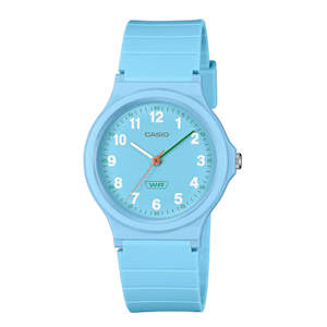 Watches For Children: Casio Ladies Bio-Based Blue Resin Band Watch - LQ24B-2B
