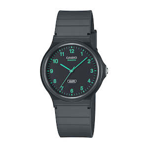 Watches For Children: Casio Ladies Bio-Based Black Resin Band Watch - LQ24B-8B