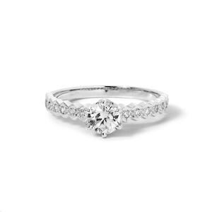 Karen Walker Atelier: Devotion Ring - Diamond - 9k White Gold