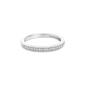 Womens Wedding Rings: 9k White Gold 0.15ct Diamond Anniversary Band