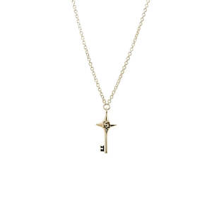 Stolen Girlfriends Club: Love Key Necklace - Gold Plated