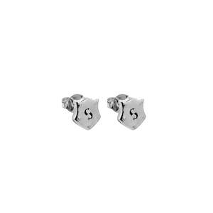 Shield Stud Earrings