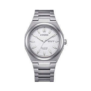 Citizen: Citizen - AW0130-85A Mens Super Titanium Eco-Drive