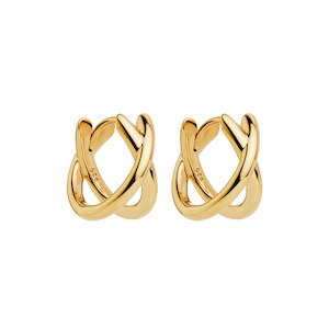 Najo: Moonkiss Huggie Earrings Gold