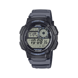 Casio Mens Digital World Time Watch - AE1000W-8A