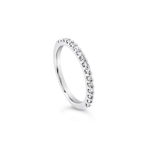 Womens Wedding Rings: 9k White Gold Diamond Band Anniversary Ring
