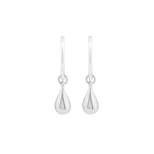 Boh Runga: Sterling Silver Droplet Sleepers