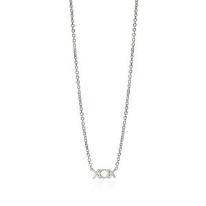 Sterling Silver Lil Hug and Kisses Pendant