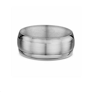 Dora Wedding Rings: Mens Titanium Brushed Wide Wedding Band Ring
