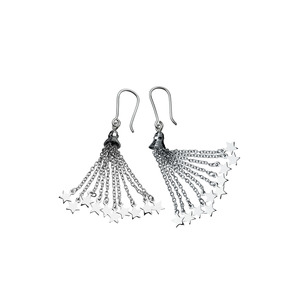 Karen Walker: Sterling Silver Bell Earrings