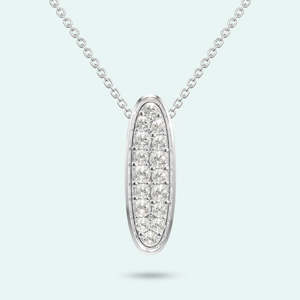 Love In A Jewel: Sterling Silver The Collette Crystal Pendant
