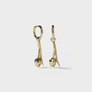 Meadowlark: Sterling Silver Gold Plated Tulip Earrings