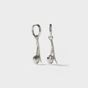 Meadowlark: Sterling Silver Tulip Earrings