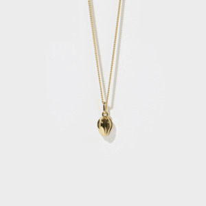 Sterling Silver Gold Plated Tulip Necklace
