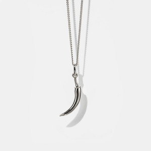 Sterling Silver Chilli Charm Necklace