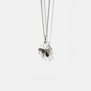 Sterling Silver Lucky Clover Charm Necklace