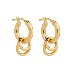 Najo: Whisper Hoop Earring - Gold Plated