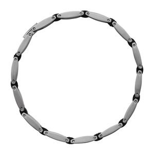 Najo: Paragon Men's Steel & Rubber Bracelet