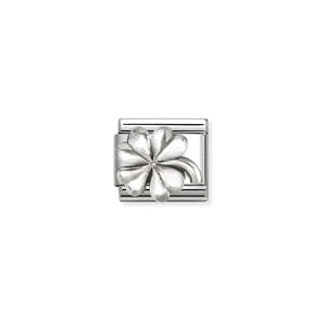 Composable Classic Link 330101/96 Four Leaf Clover In Silver
