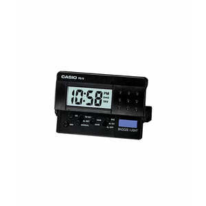 Casio: Black Mini Travellers Alarm Clock - PQ10-1