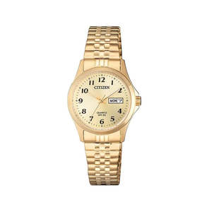 Citizen - EQ2002-91P Ladies Gold Plated Steel Dress Watch