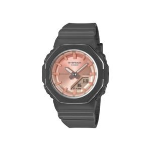 G-Shock - Ladies Mid Size Duo Black / Rose Gold Polarized Watch - GMAP2110SC-4A