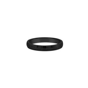 Black Zirconium 2mm Band Ring
