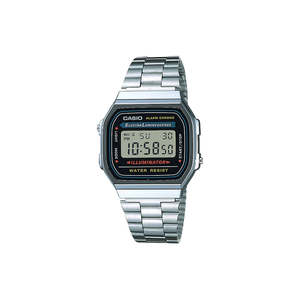 Casio Vintage Series Silver Digital Watch - A168WA-1W
