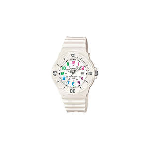 Watches For Children: Casio Childs White Watch - LRW200H-7BV