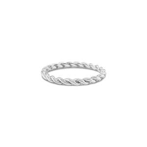 Rings: Sterling Silver Thick Twist Ring