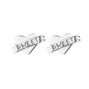 Boh Runga: Sterling Silver Lil Sweetheart Studs