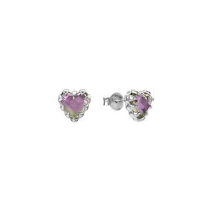 Stolen Girlfriends Club: Love Claw Earrings Mystic Quartz