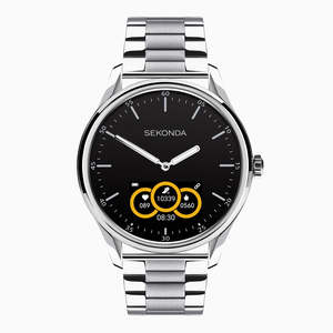 Latest Arrivals: Sekonda Hybrid Smart Watch | Silver Alloy Case & Silver Stainless Steel Bracelet | 30149