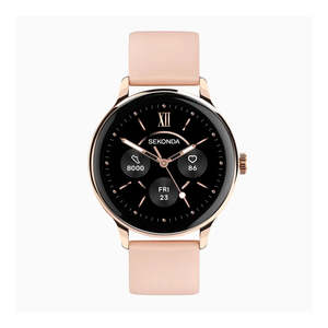 Sekonda Flex Plus Smart Calling Watch | Rose Gold Alloy Case & Pink Silicone Strap | 40667