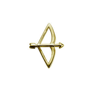 Stow Lockets: Gold Bow & Arrow - Beloved