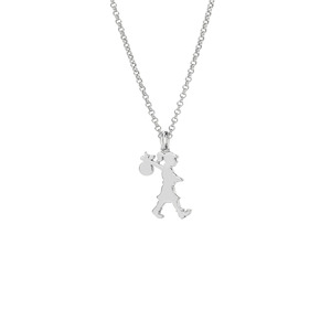 Sterling Silver Small Runaway Girl Necklace