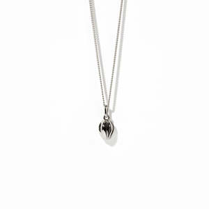 Sterling Silver Tulip Charm Necklace