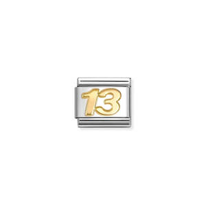 Composable Classic Link 030109/44 Number 13 In 18K Gold