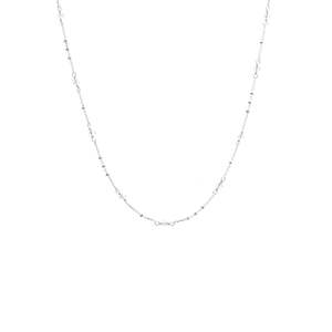 Necklaces: Dotty Necklace Crystal Quartz + Silver
