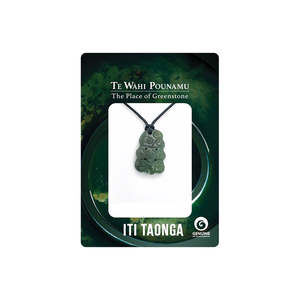Pounamu  - Tiny Hei Tiki Necklace
